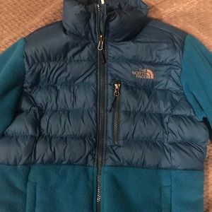 The North face blue denali jacket